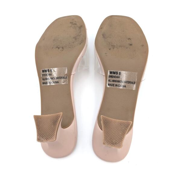 DV by Dolce Vita Brendah Slide Dress Sandal Women's Clear Size US6 EU37 - Picture 8 of 11